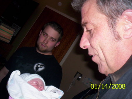 Me, son Kevin, and grandson Quentin