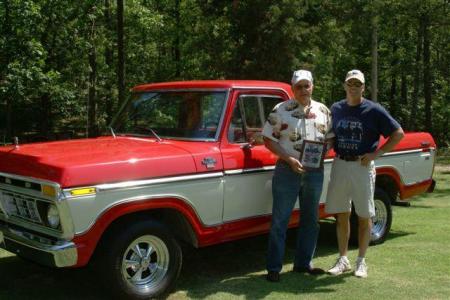 Me my Dad and my truck