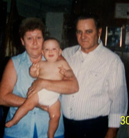 My Mom & Dad and Daughter Krystal at 7 months R.I.P Mom