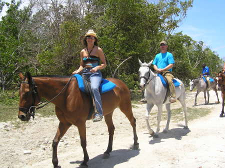 Riding horse in Jamaica