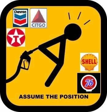 This is how I feel at the pumps these days!
