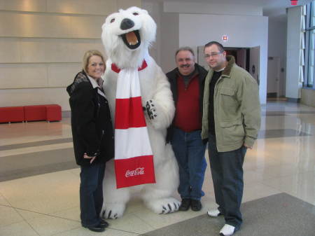 Monty, Little Monty and me at Coca Cola