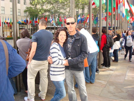 wife and i in NYC
