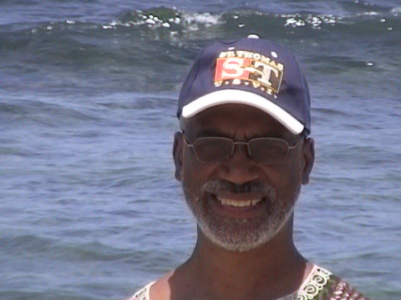 Me in Haiti's Labadee Beach