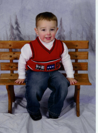 Mitchell at 22 months/Christmas