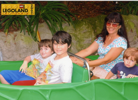 Legoland with the boys, August 2007