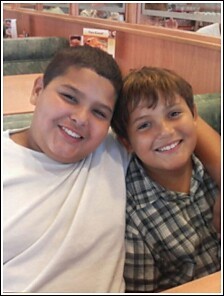 Carlos and Danny ( my youngest boys)