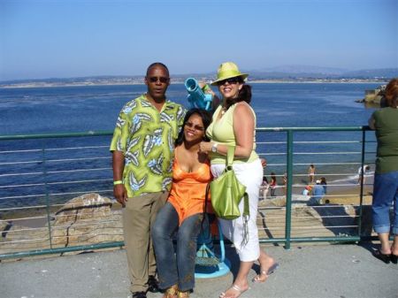 Monterey with my fiance Ricky and friend Nancy