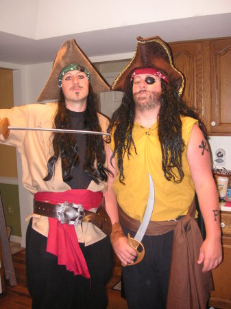 Jake and Jared, my pirate sons!