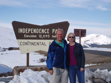Ron and Alice on Independence Pass Co.  Sept 2006