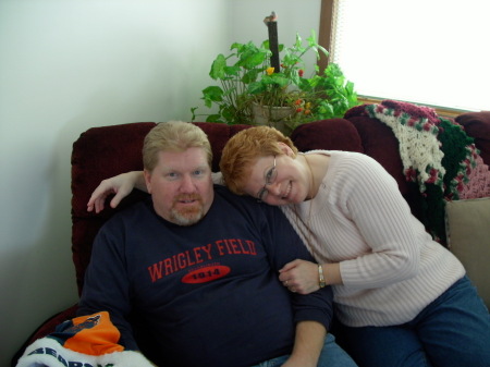 Me and my brother Russ 12/25/2008