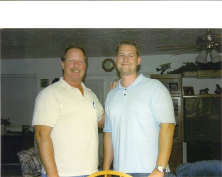 My oldest son, Mike (Will's dad) and me 2007