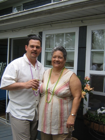 My brother Frank and my Mom, May 2007