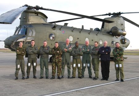 Royal Air Force Chinook Mk2A Test Team