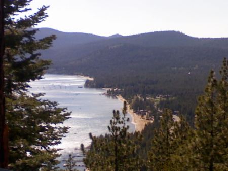 View of Kings Beach from the "lookout"