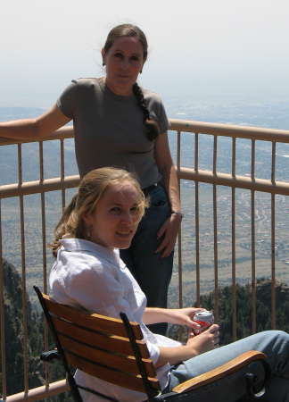 Josie and I at Sandia Peak