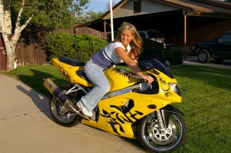 Me on my bullet bike.