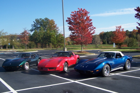 All 3 of my Vettes