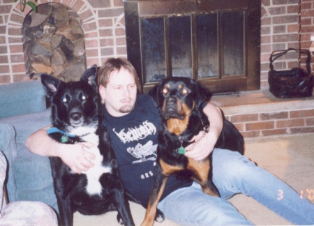 Me & my pups... Blackbeard & Konkhra