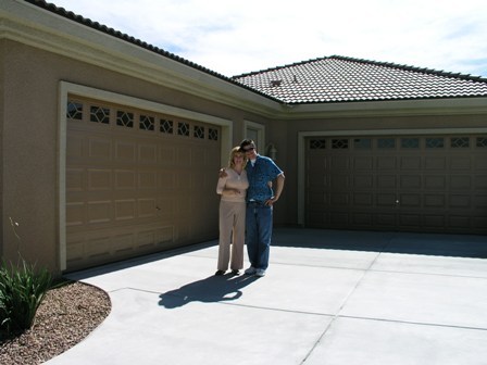 In Front of My Brand New House