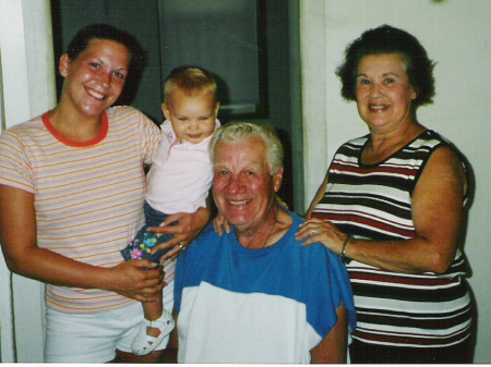 Mikayla, me, grandma and grandpa
