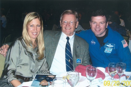 Astronaut Jim Kelly and daughter Christina