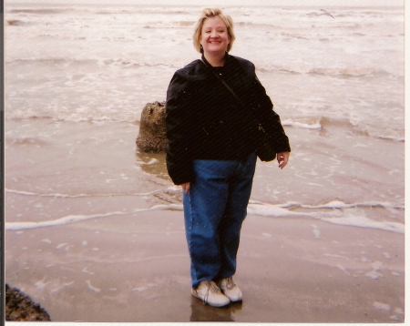 Winter at the beach in Malibu, California