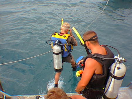 SCUBA diving in Micronesia