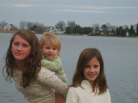 My daughters, Emily, Valleigh & Clara