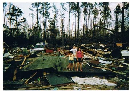 Our home after Katrina