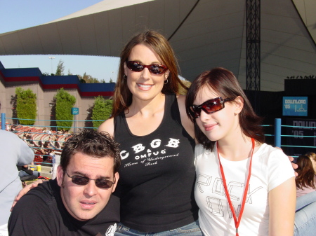 Brent, Aubri and I at the Download Festival