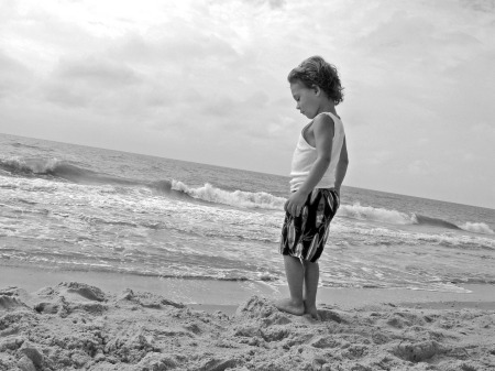 Much like myself, Gavin loves the beach!