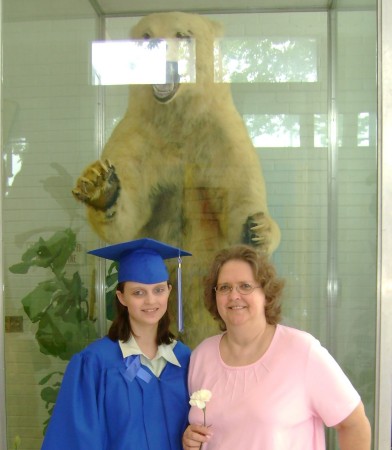 Margie at daughter's graduation