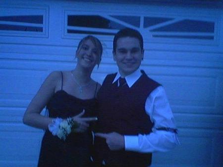 My son, Anthony and a date.