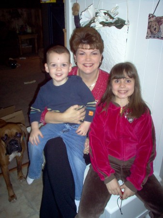 Me and the kids - Christmas 2006