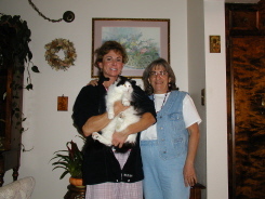 mom, kitty and me