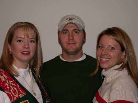 Me, Jimbo & Brandie - Christmas a few years ago