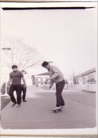 Skateboarding 1969 style