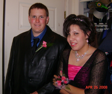 Jas and her date, Brian.