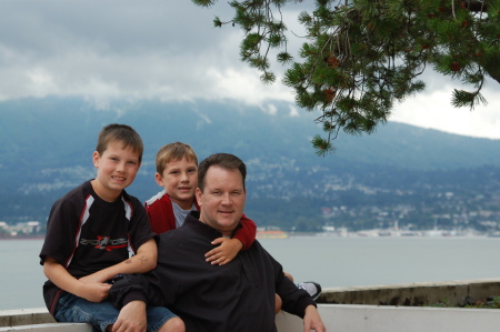 Andrew, Jonathan & Dad - ONE CANADA PLACE