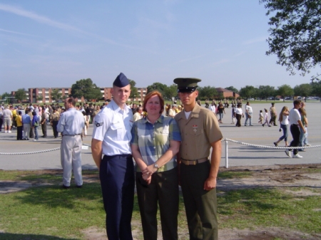 My Sons and I at Parris Island