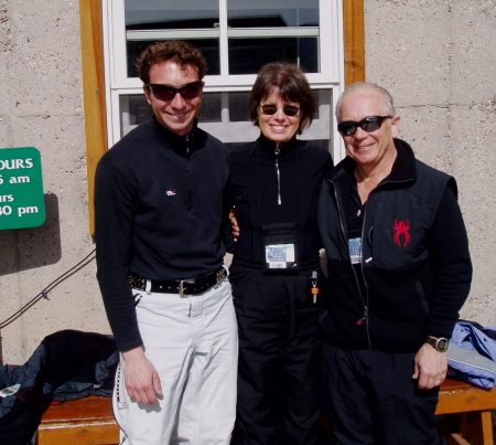Dave with Son Jonathan and his wife Jean at Aspen
