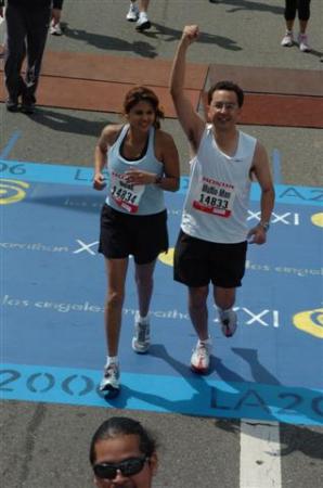 2006 Los Angeles Marathon 26.2 miles (We finished!)