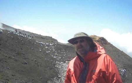 Treking Mt. Etna at 10,000 ft
