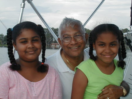 Ariana, Grandpa Nazim, and Christina - Summer 2004