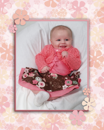 My daughter Paige at 3 months
