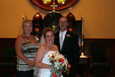 Our daughter Amanda's wedding day