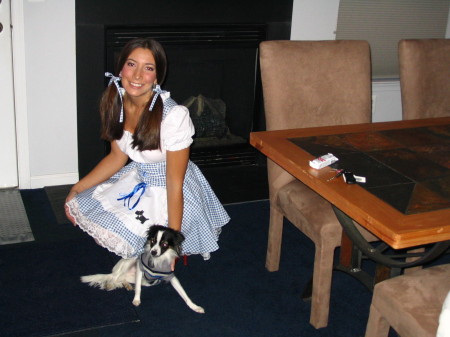 Girlfriend as Dorothy - Halloween 2005