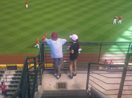 AJ and Serena - Chase field