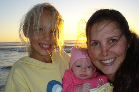 Caitlin's 1st Beach day